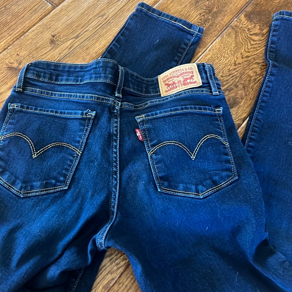 Dark levi skinnies size 26